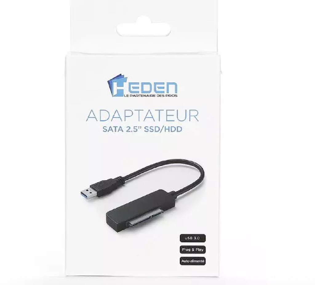 Henden Adaptateur SATA 2,5" SSD/HDD USB 3.0