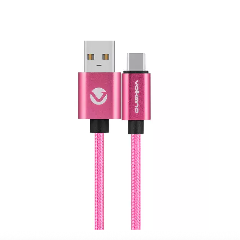 Volkano TYPE-C vers USB Data & Charge cable 1,8M rose